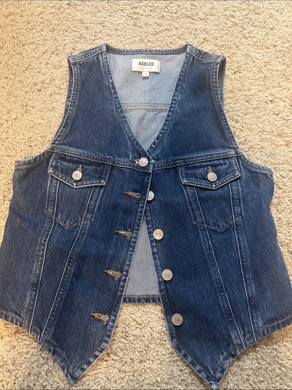 Agolde Denim Vest
